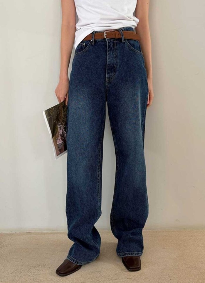 I'm here - Korean Women Fashion - #thatsdarling - Stripe Corduroy Denim Pants