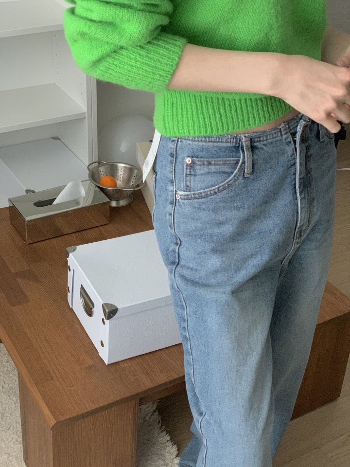 I'm here - Korean Women Fashion - #thelittlethings - No-OB Wide Denim Pants - 6