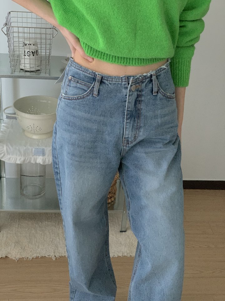 I'm here - Korean Women Fashion - #womensfashion - No-OB Wide Denim Pants - 8