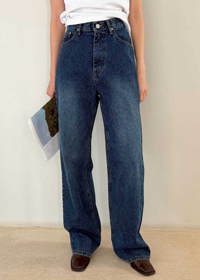 I'm here - Korean Women Fashion - #womensfashion - Stripe Corduroy Denim Pants - 6