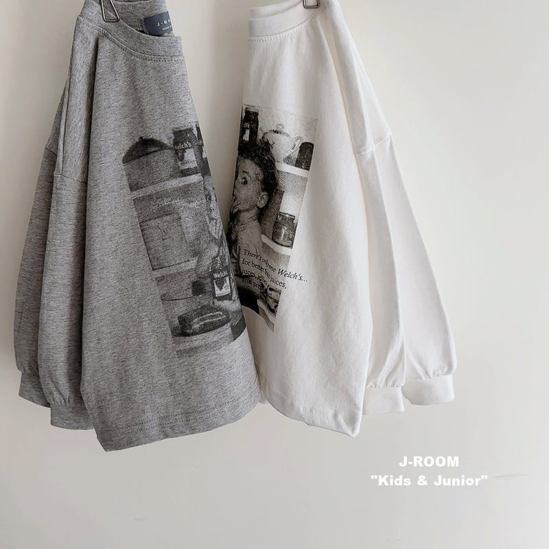J-Room - Korean Children Fashion - #childrensboutique - Welch’s Black White Graphic Tee - 6