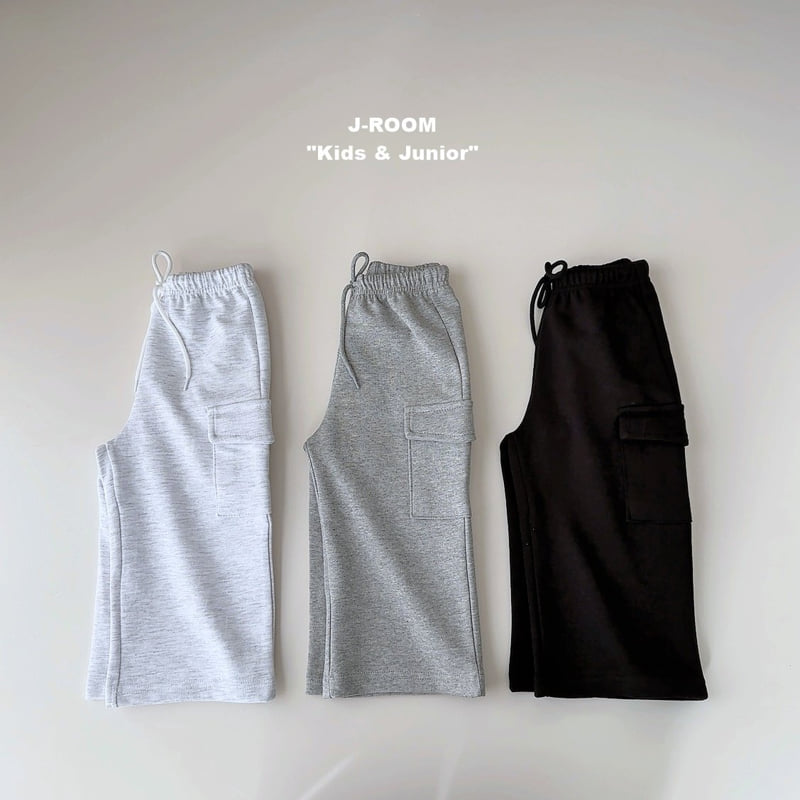 J-Room - Korean Children Fashion - #discoveringself - All-Day Utility Wide Pants - 5