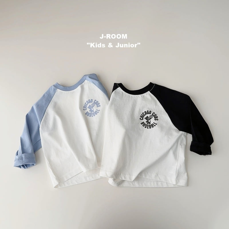 J-Room - Korean Children Fashion - #kidsshorts - Baseball Raglan Tee - 5