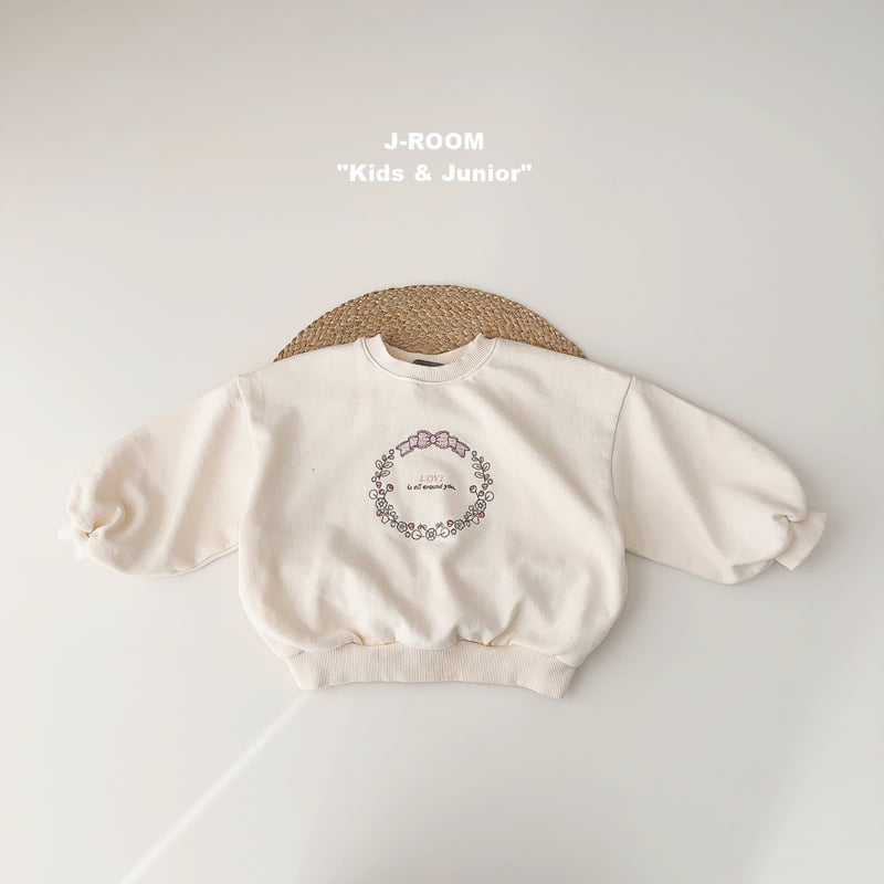 J-Room - Korean Children Fashion - #fashionkids - Ribbon Love Sweatshirt - 4
