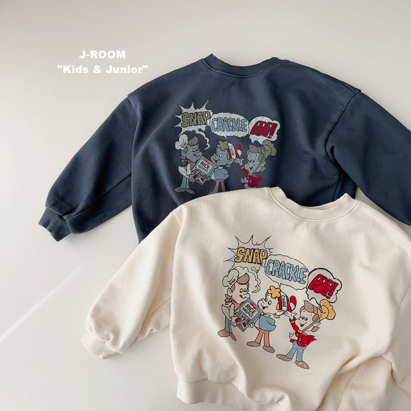 J-Room - Korean Children Fashion - #littlefashionista - Snap Print Sweatshirt - 5