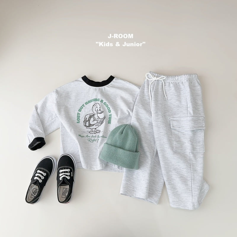 J-Room - Korean Children Fashion - #littlefashionista - Duck Color-Block Tee - 11