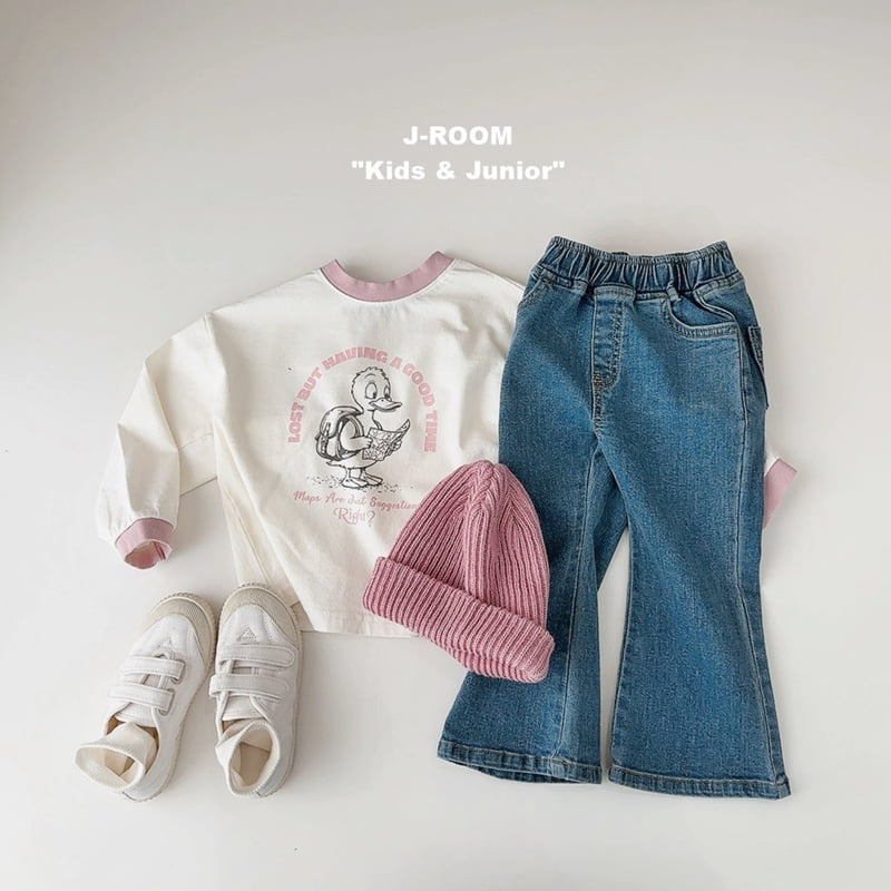 J-Room - Korean Children Fashion - #magicofchildhood - Duck Color-Block Tee - 12