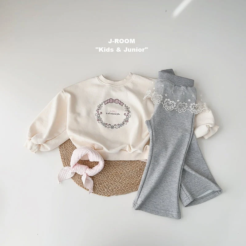 J-Room - Korean Children Fashion - #magicofchildhood - Lace Layered Bootcut Pants - 8