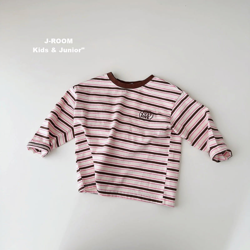 J-Room - Korean Children Fashion - #prettylittlegirls - Pinky Stripe Tee - 11