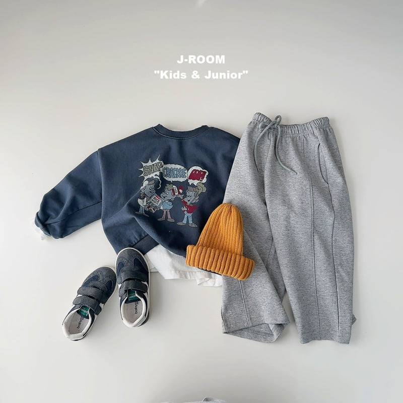J-Room - Korean Children Fashion - #toddlerclothing - Snap Print Sweatshirt - 10