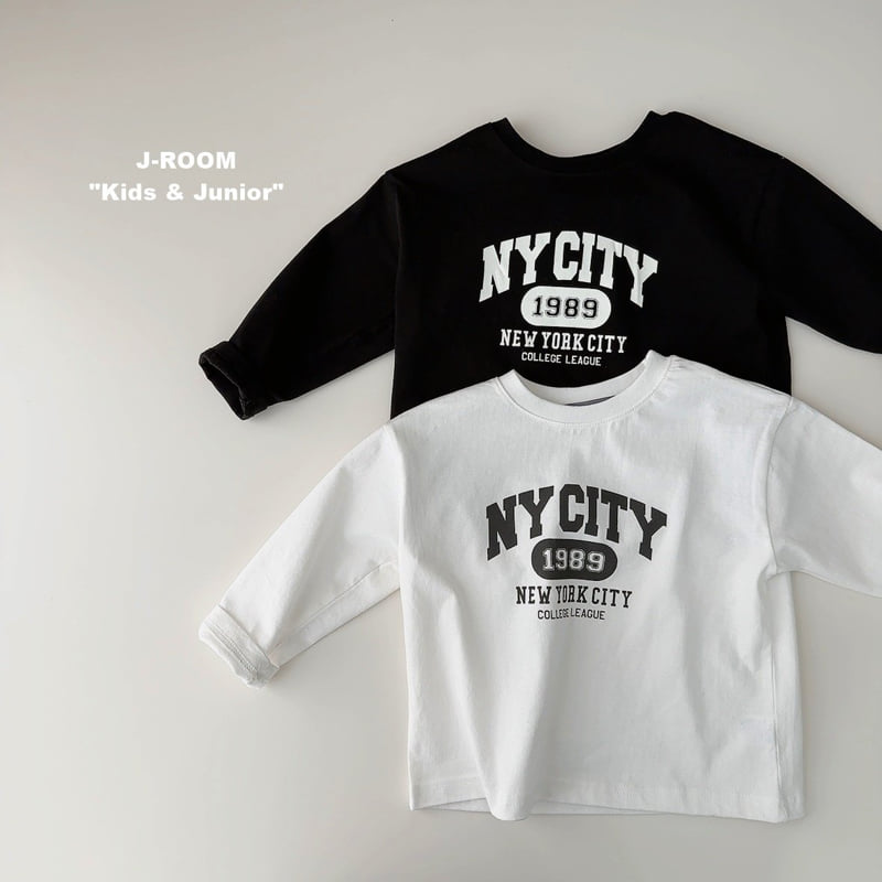J-Room - Korean Children Fashion - #todddlerfashion - City 1989 Basic Tee - 4