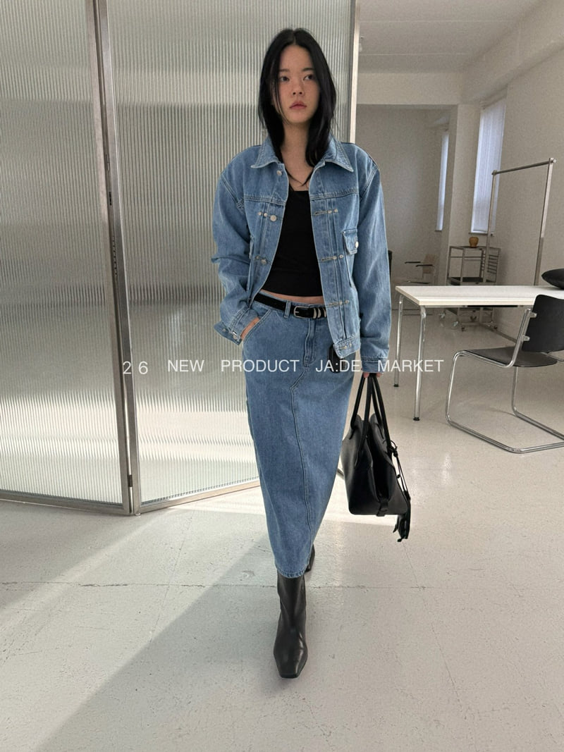 Jade Market - Korean Women Fashion - #momslook - Carpenter Skirt - 8