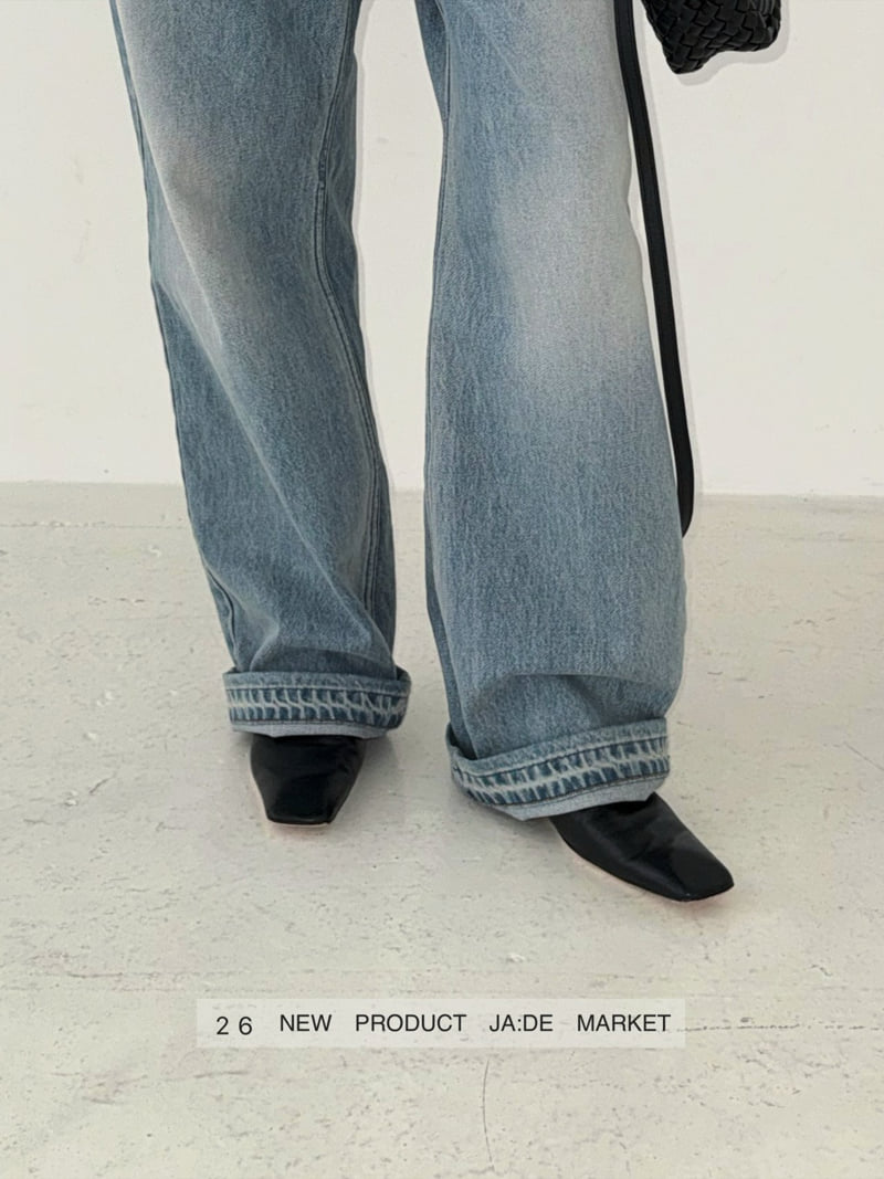 Jade Market - Korean Women Fashion - #momslook - Cut-Off Denim Pants