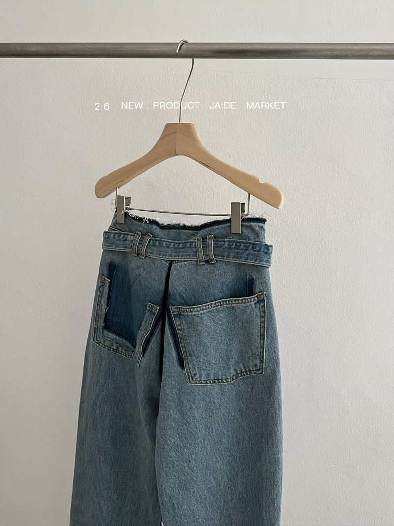 Jade Market - Korean Women Fashion - #momslook - Cut-Off Denim Pants - 5