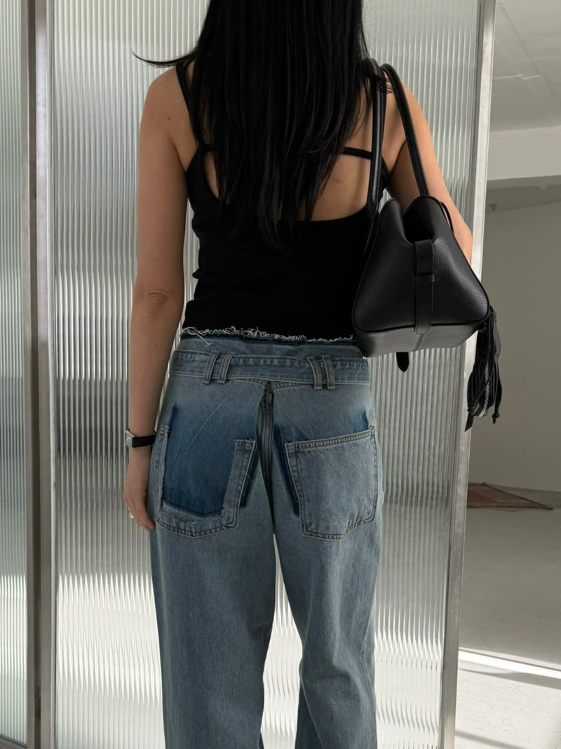 Jade Market - Korean Women Fashion - #momslook - Cut-Off Denim Pants - 7