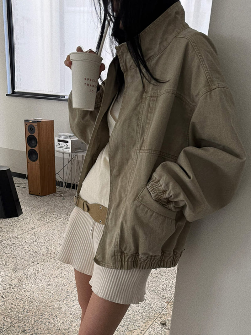 Jade Market - Korean Women Fashion - #momslook - Hidden Zip Work Jacket - 7