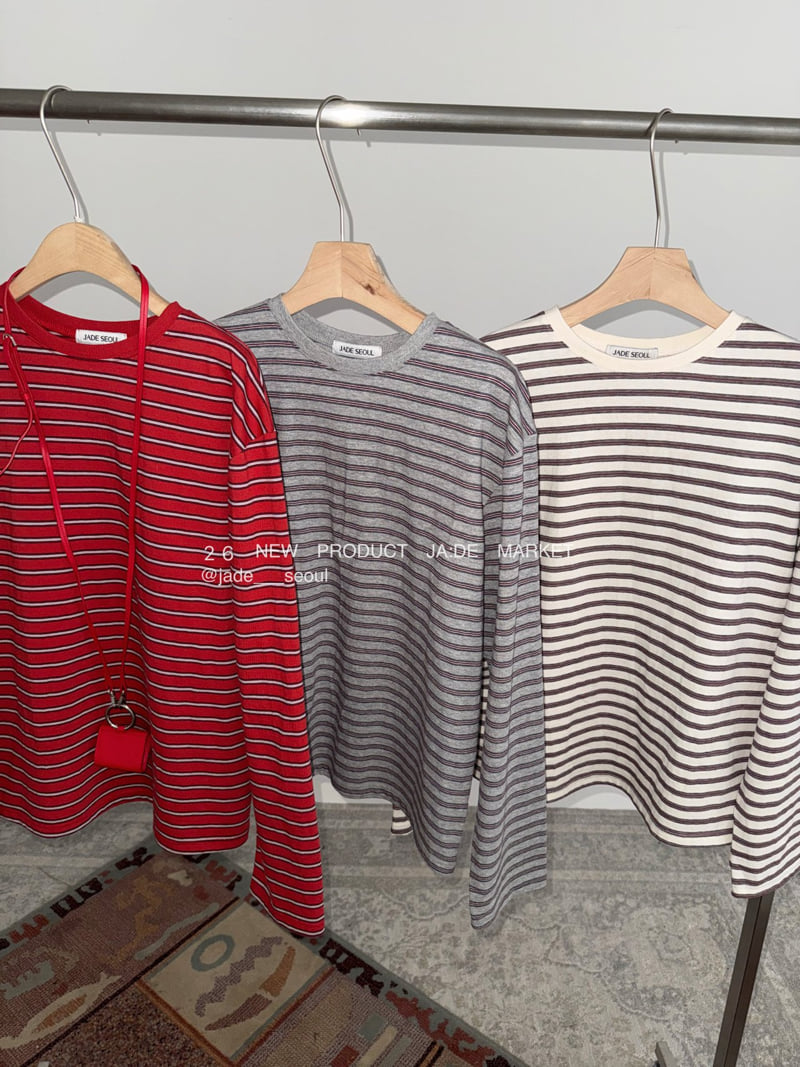 Jade Market - Korean Women Fashion - #momslook - Mini Multi Tee - 2
