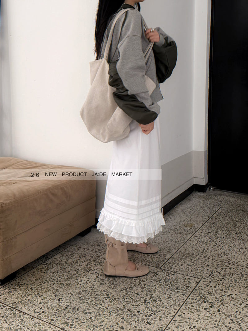 Jade Market - Korean Women Fashion - #pursuepretty - MA-1 Mix Zip-Up Jacket - 2