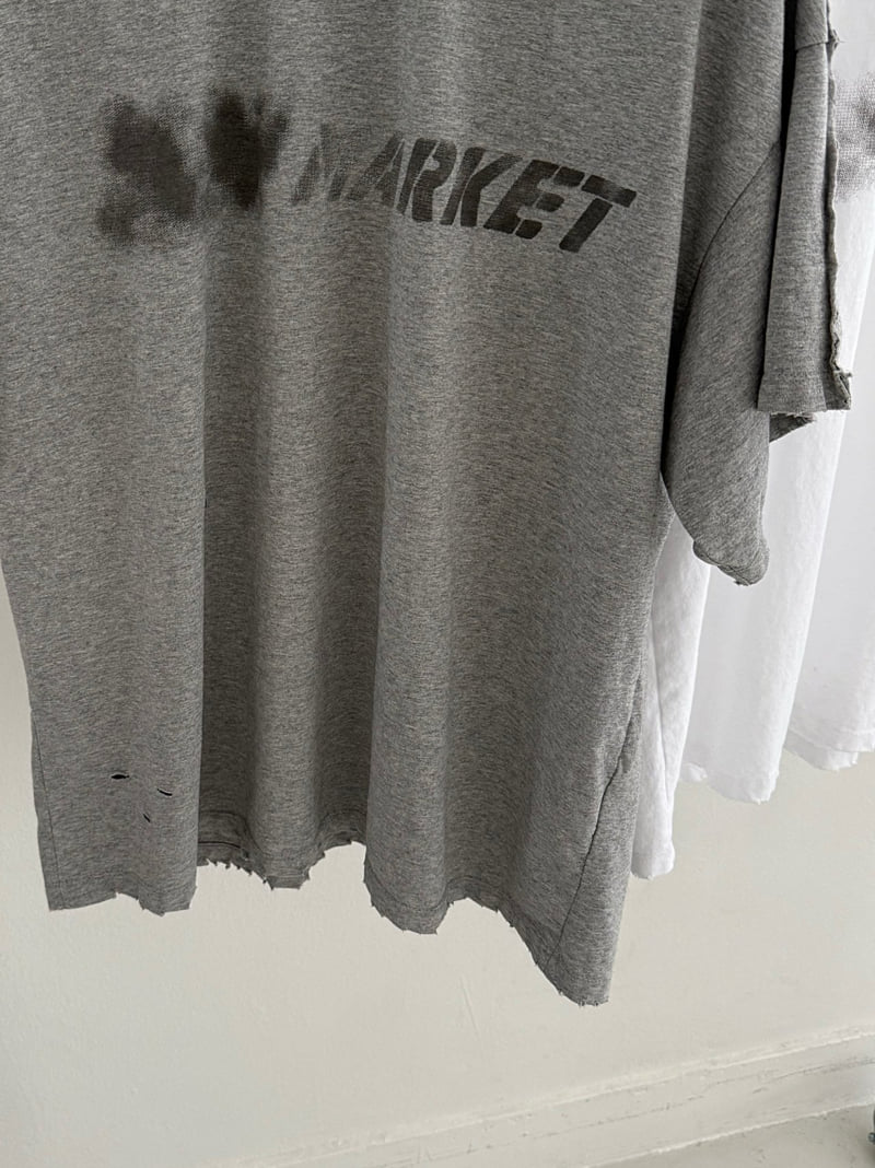 Jade Market - Korean Women Fashion - #shopsmall - Dation Vintage Tee - 3