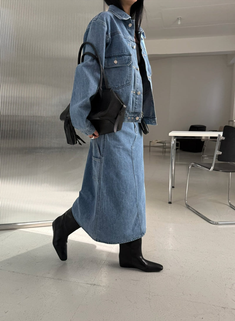 Jade Market - Korean Women Fashion - #womensfashion - Carpenter Skirt - 3
