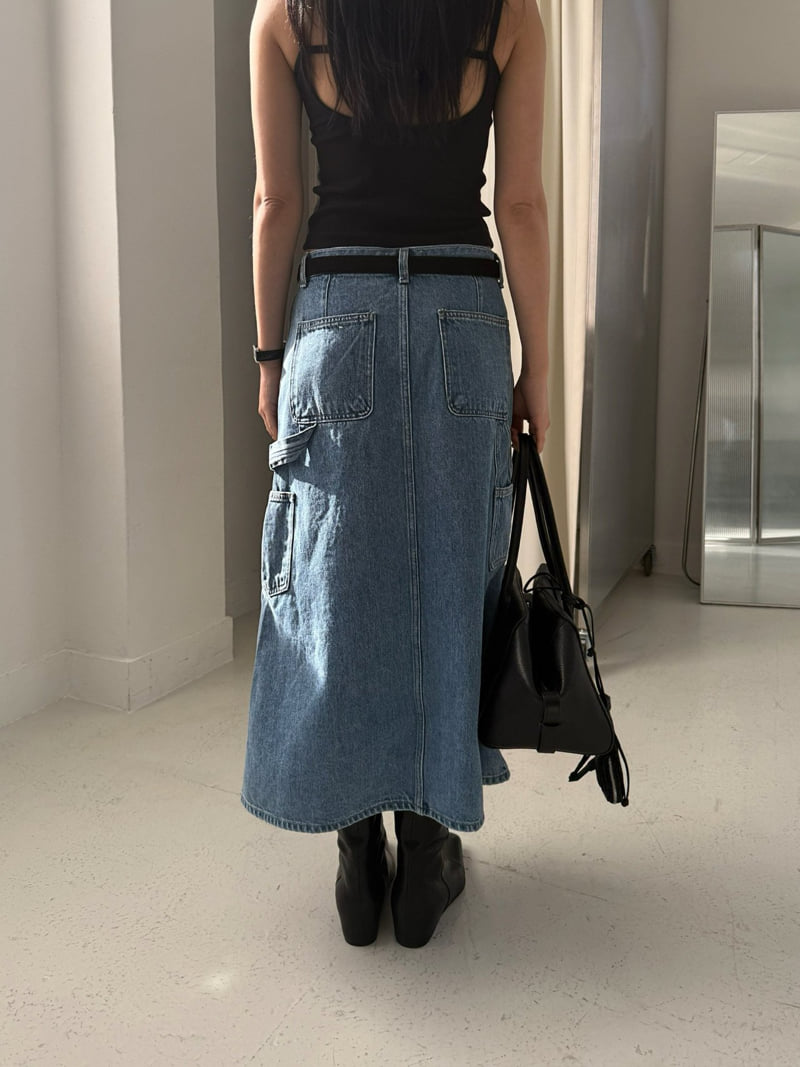 Jade Market - Korean Women Fashion - #womensfashion - Carpenter Skirt - 9