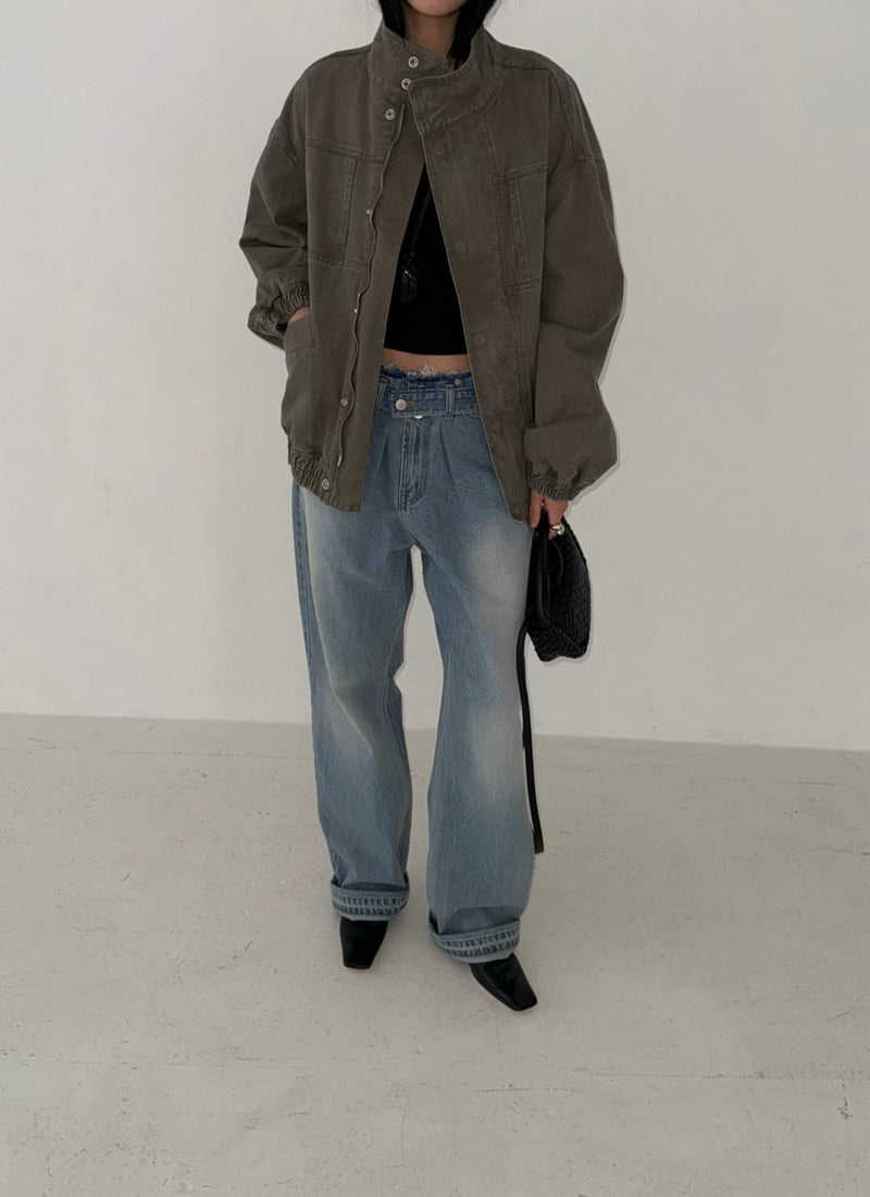 Jade Market - Korean Women Fashion - #womensfashion - Cut-Off Denim Pants - 12