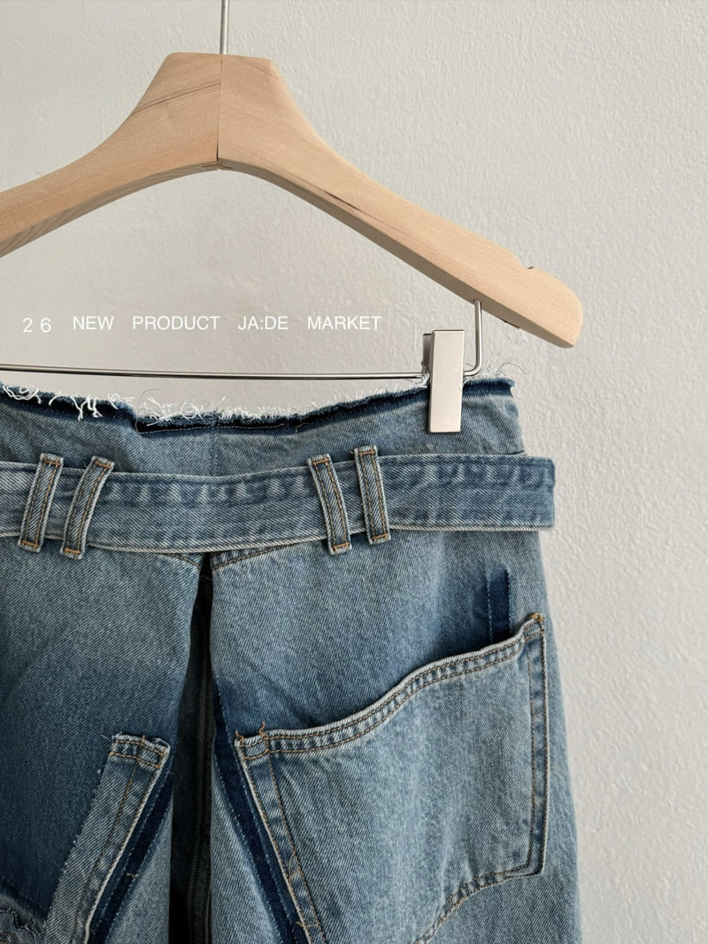 Jade Market - Korean Women Fashion - #momslook - Cut-Off Denim Pants - 4