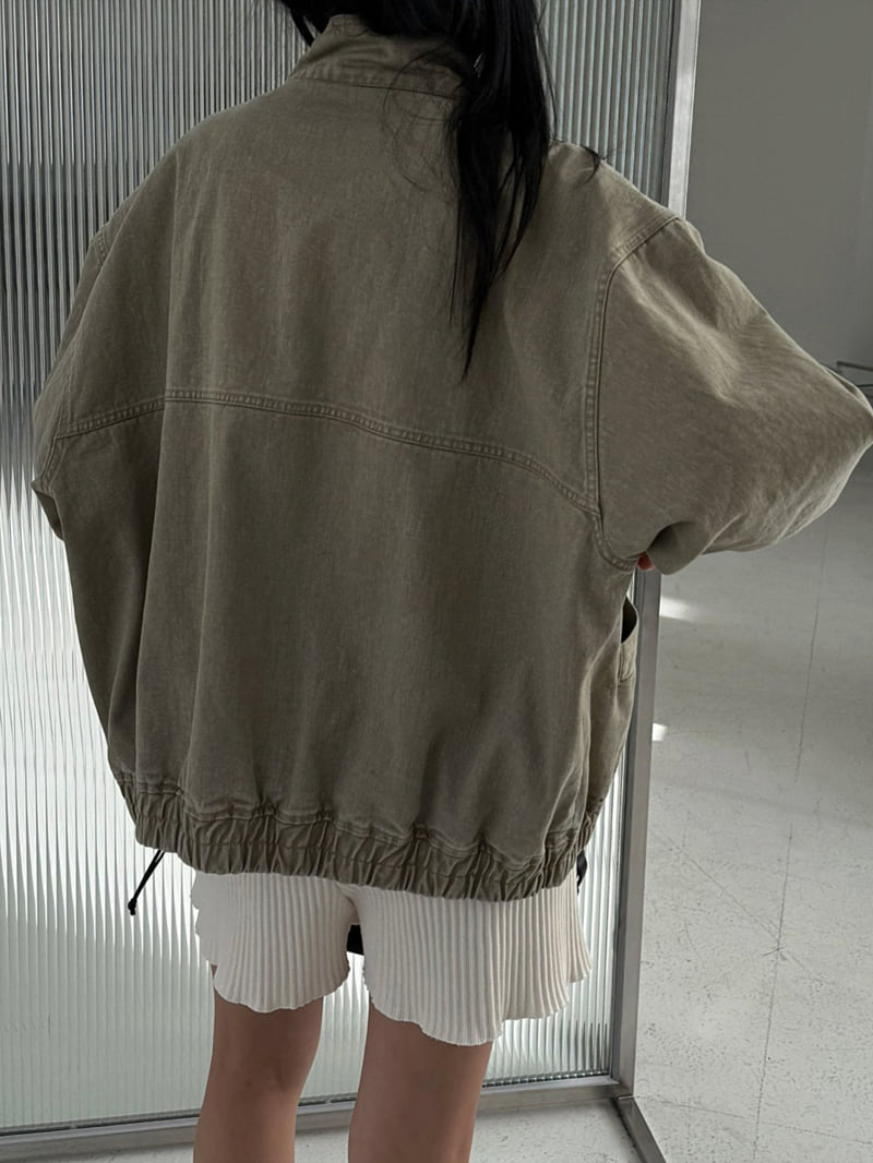 Jade Market - Korean Women Fashion - #womensfashion - Hidden Zip Work Jacket - 6
