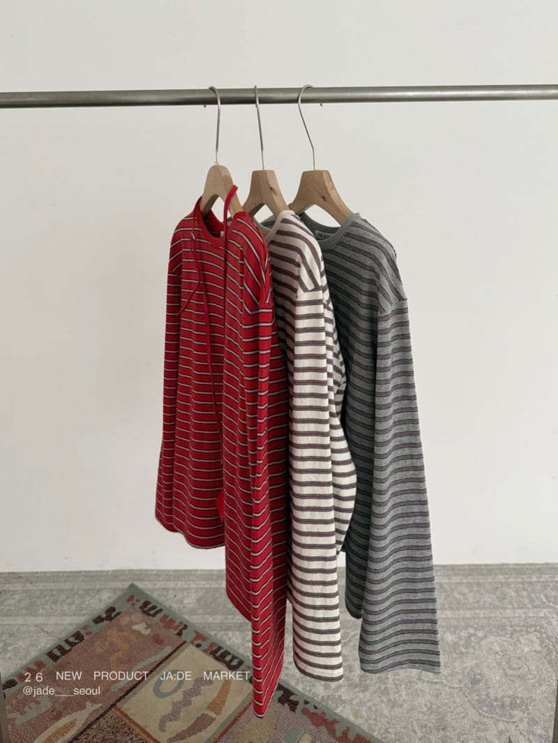 Jade Market - Korean Women Fashion - #womensfashion - Mini Multi Tee - 3
