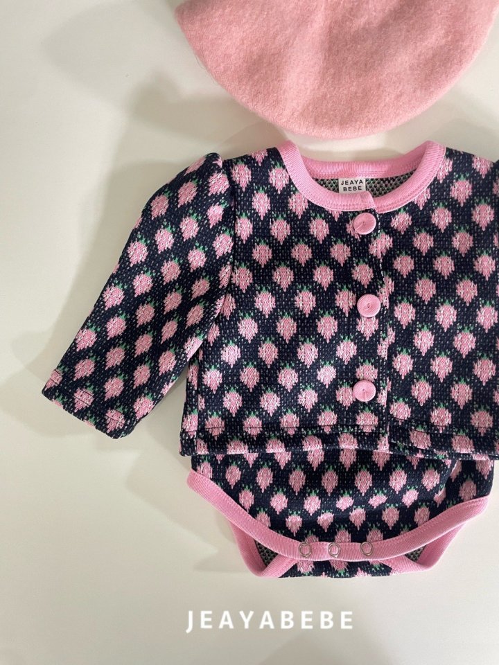 Jeaya & Mymi - Korean Baby Fashion - #babyboutiqueclothing - Strawberry Set - 11