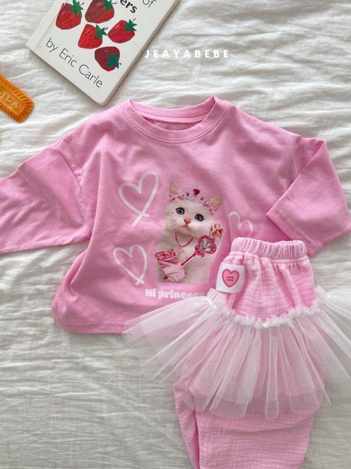 Jeaya & Mymi - Korean Baby Fashion - #babygirlfashion - Kitty Princess Tee - 8