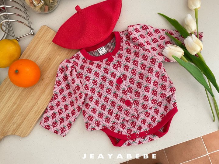 Jeaya & Mymi - Korean Baby Fashion - #babyoninstagram - Strawberry Set - 2