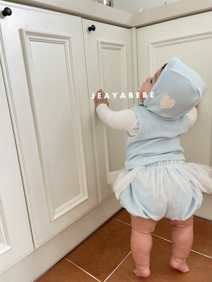 Jeaya & Mymi - Korean Baby Fashion - #babyoutfit - Curly Bonnet Set - 9