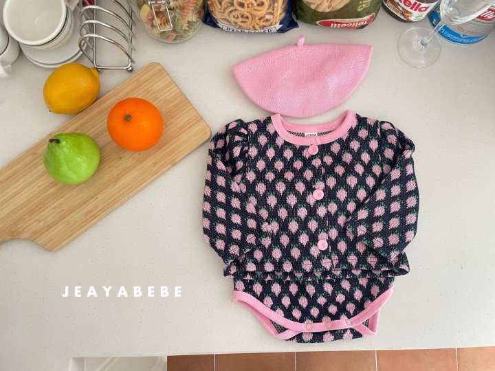 Jeaya & Mymi - Korean Baby Fashion - #babyoutfit - Strawberry Set - 5