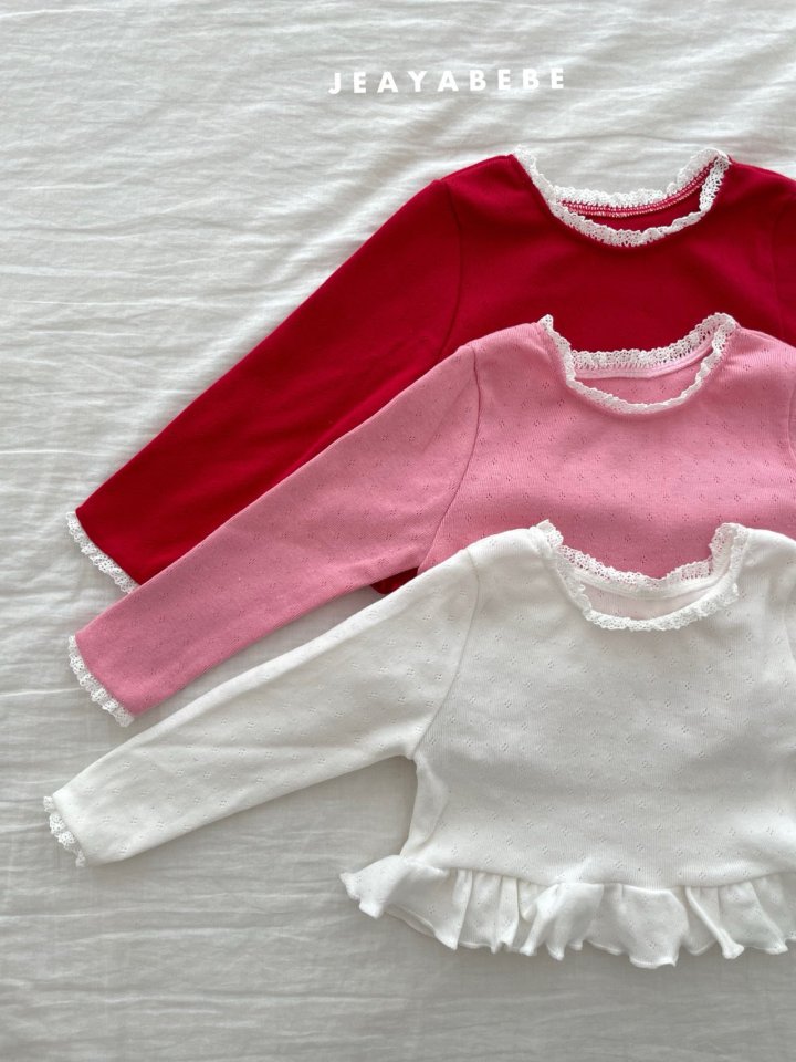 Jeaya & Mymi - Korean Baby Fashion - #babyoutfit - Frill Tee - 4