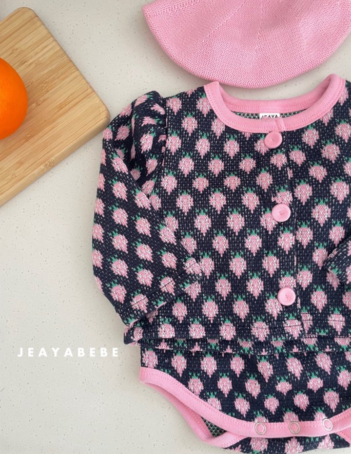 Jeaya & Mymi - Korean Baby Fashion - #babywear - Strawberry Set - 6