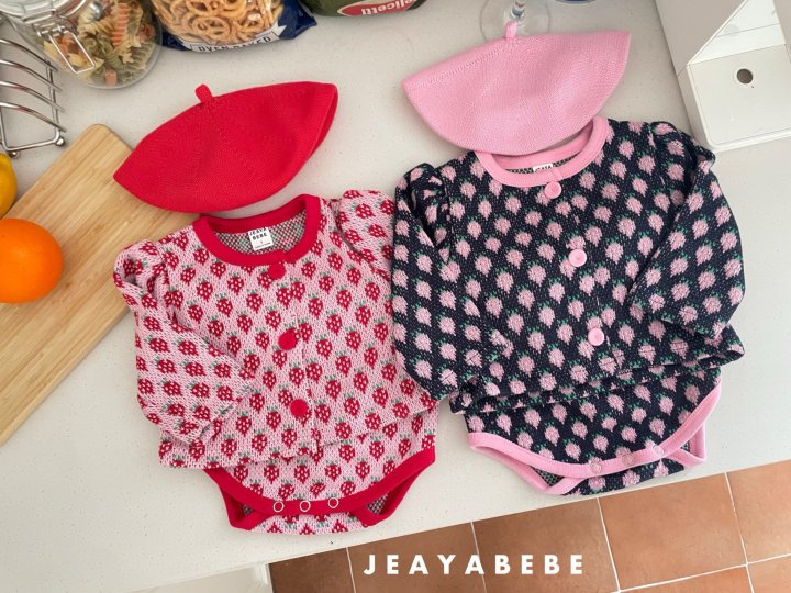 Jeaya & Mymi - Korean Baby Fashion - #onlinebabyboutique - Strawberry Set - 7