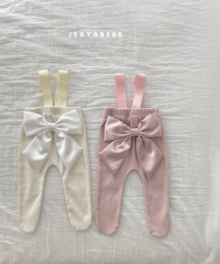 Jeaya & Mymi - Korean Baby Fashion - #smilingbaby - Ribbon Band Foot Leggings - 6