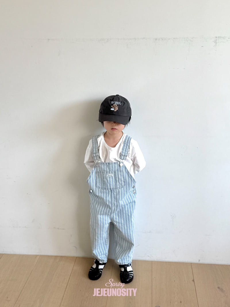 Jejeunosity - Korean Children Fashion - #childofig - Berry Long Overalls (Kids) - 12