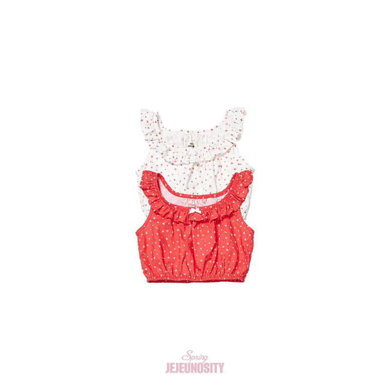 Jejeunosity - Korean Children Fashion - #childofig - Frill Madonna Sleeveless