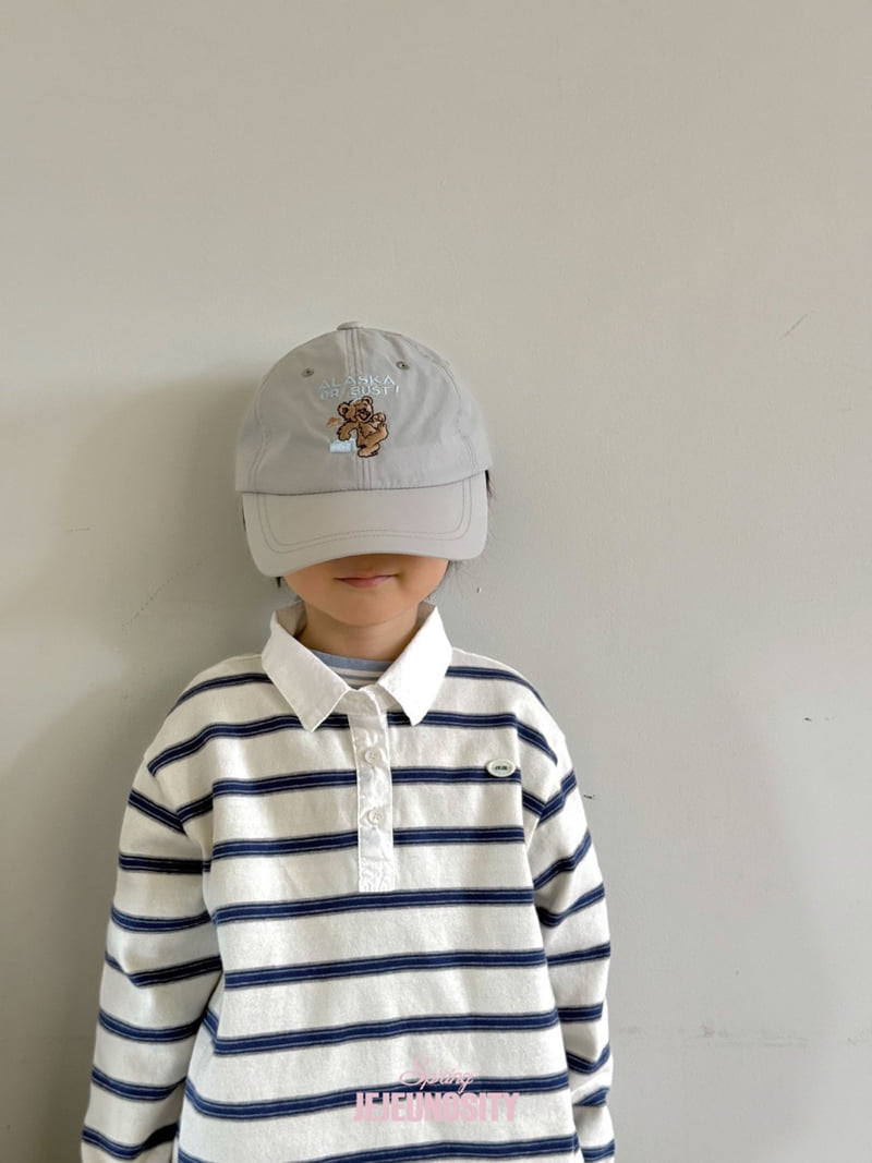 Jejeunosity - Korean Children Fashion - #childrensboutique - Blue Collar Tee - 7