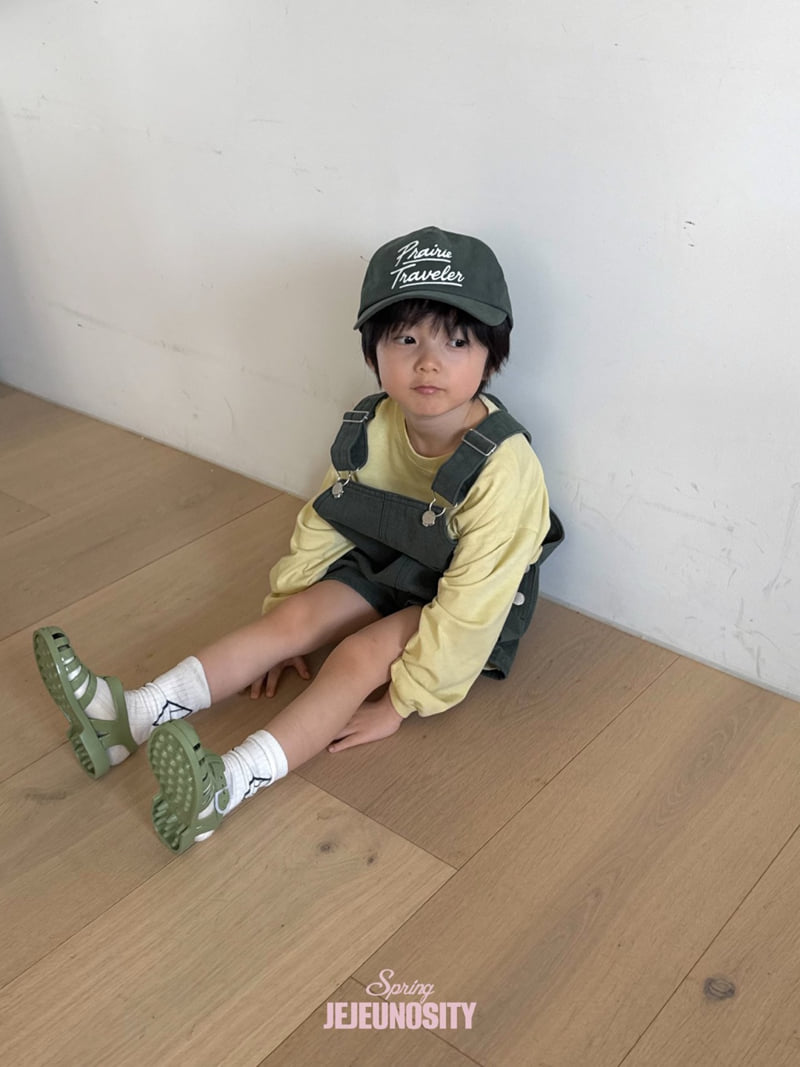 Jejeunosity - Korean Children Fashion - #designkidswear - Cotton Berry Short Overalls - 10