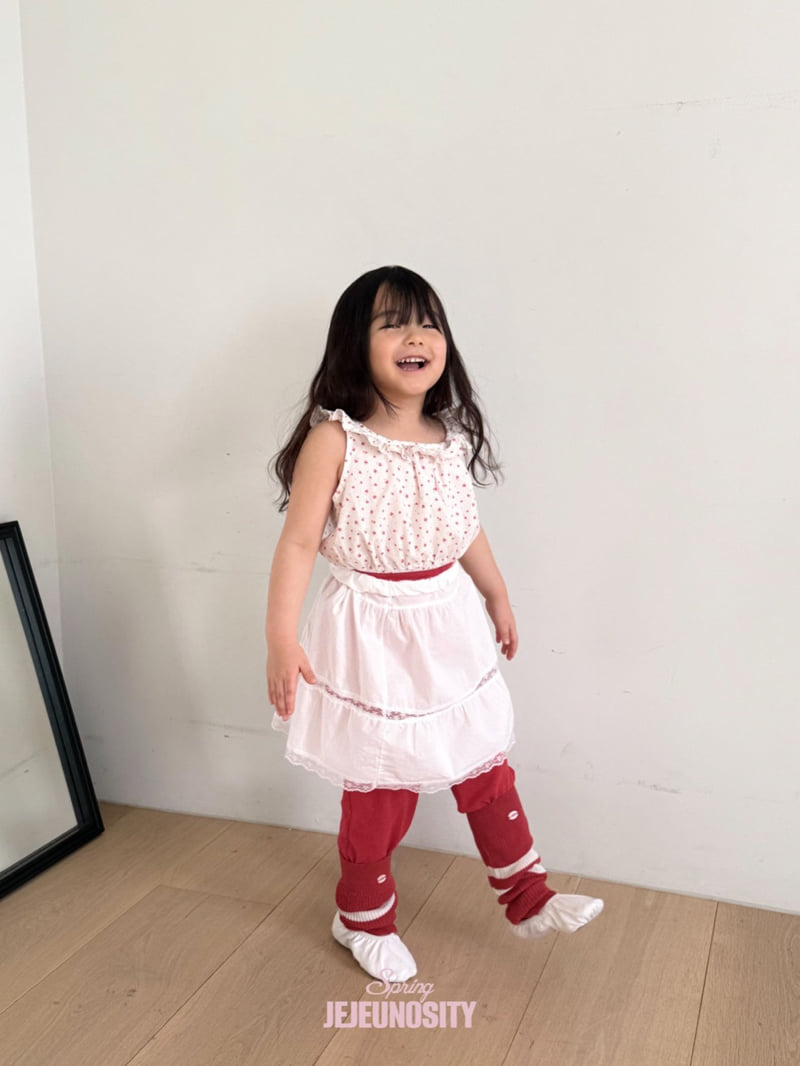 Jejeunosity - Korean Children Fashion - #designkidswear - Frill Madonna Sleeveless - 3