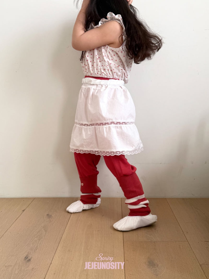 Jejeunosity - Korean Children Fashion - #designkidswear - Frill Madonna Sleeveless - 4