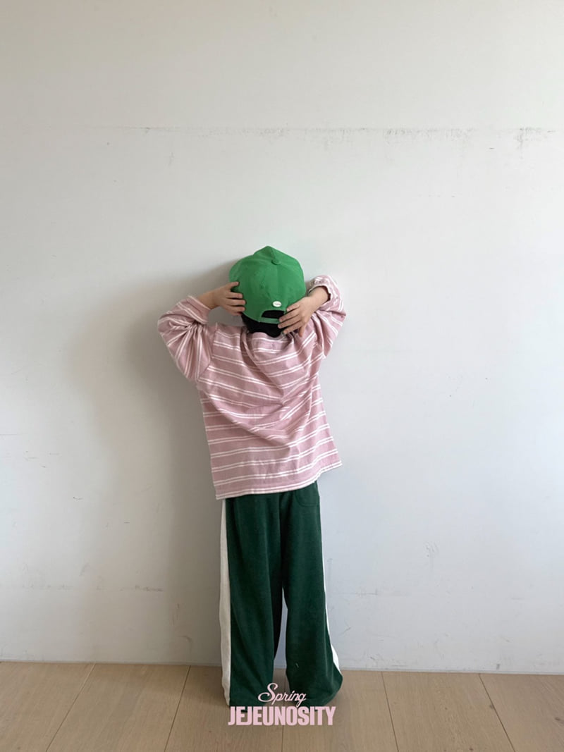 Jejeunosity - Korean Children Fashion - #fashionkids - Terry Track Pants - 5