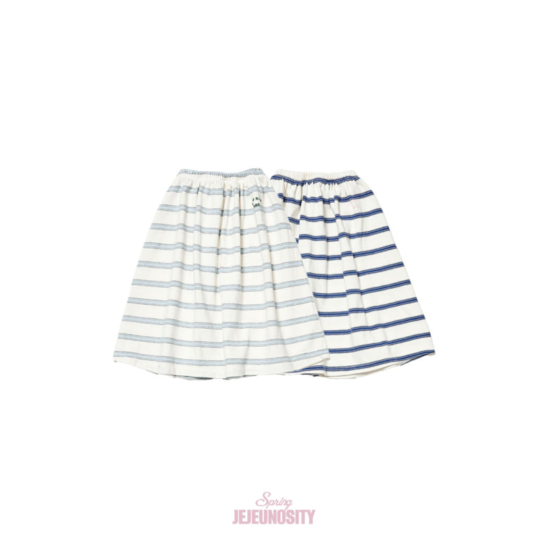 Jejeunosity - Korean Children Fashion - #fashionkids - Blue Skirt