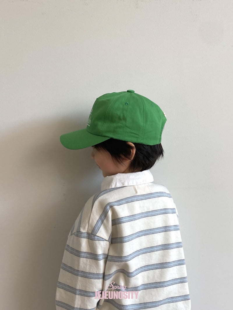 Jejeunosity - Korean Children Fashion - #fashionkids - Blue Collar Tee - 10