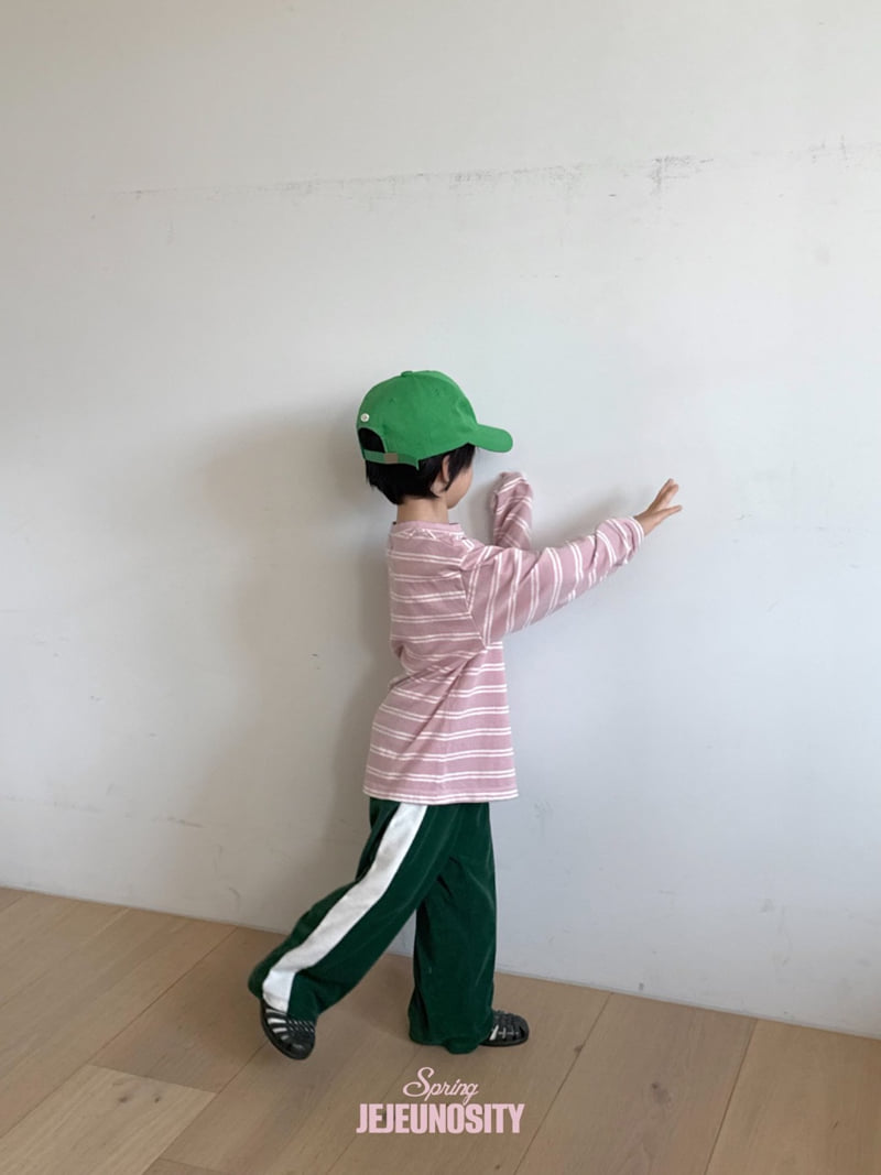 Jejeunosity - Korean Children Fashion - #kidsshorts - Terry Track Pants - 6