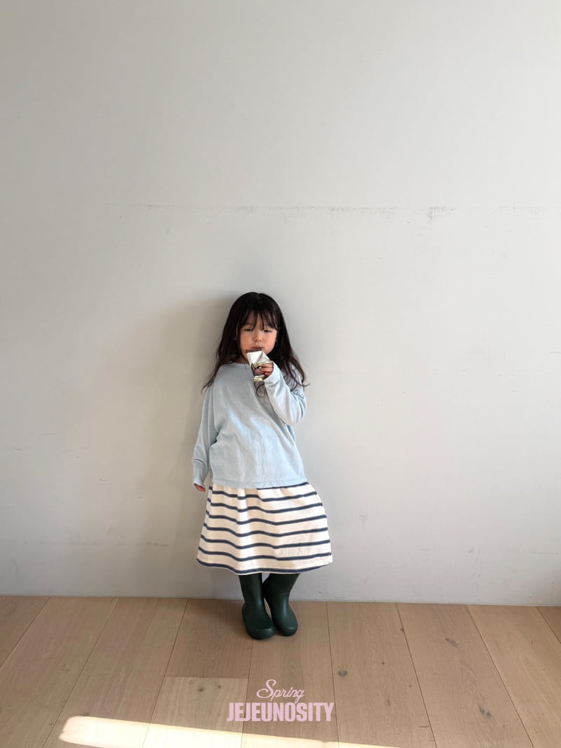 Jejeunosity - Korean Children Fashion - #kidsshorts - Blue Skirt - 2