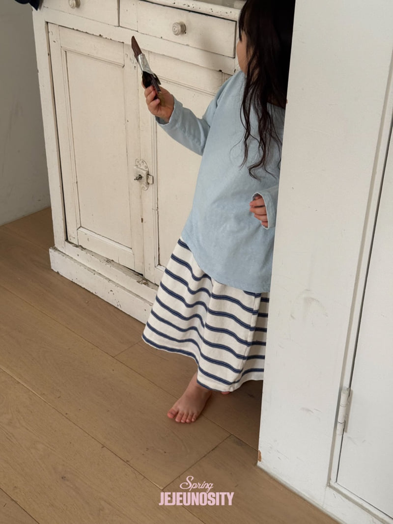 Jejeunosity - Korean Children Fashion - #littlefashionista - Blue Skirt - 6